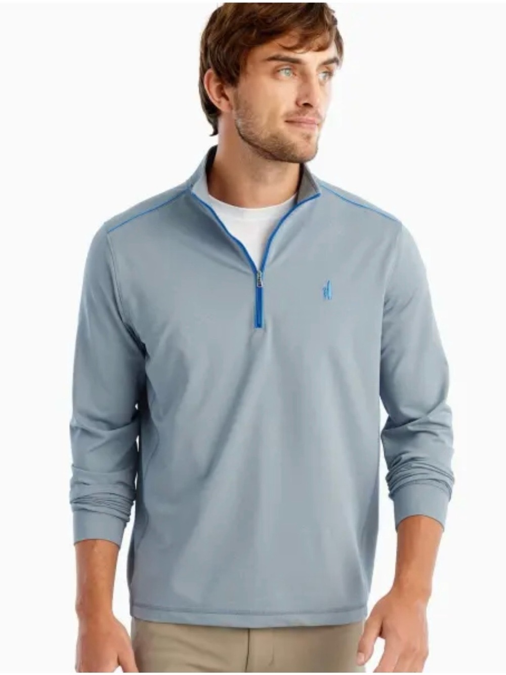 Johnnie-O Lammie Prep-Formance  quarter-zip pullover